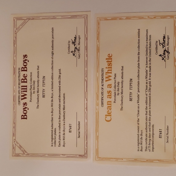 Danbury Mint plate 8 inch Clean as a Whistle plate - Picture 4 of 4